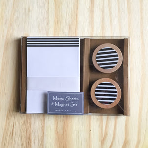 Chic - Memo Sheets & Magnets Set - Shelworks Stationery