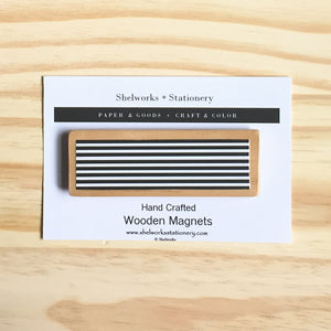 Chic - Long Wooden Magnet - Shelworks Stationery