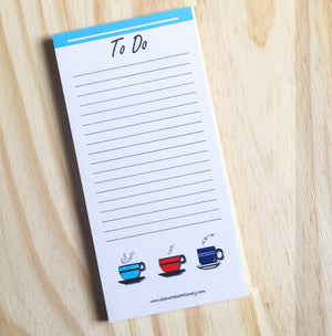 Cups - Note Pad - Shelworks Stationery