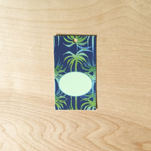 Midnight Palms - Set of 6 Gift Tags - Shelworks Stationery