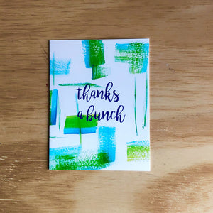 Thanks a Bunch - Shelworks Stationery