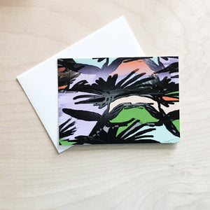 Abstract Flowers In the Mix  - Box Set of 8 Note Cards - Shelworks Stationery