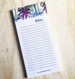 Tropical Palm Mix - Note Pad - Shelworks Stationery